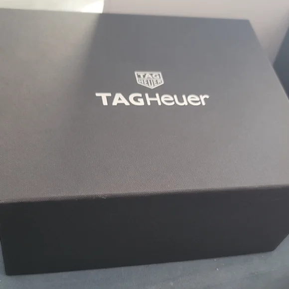 TAG Heuer Black and Silver Chronometer Watch